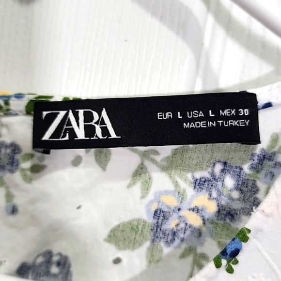 Zara floral dress size L - Picture 4 of 8